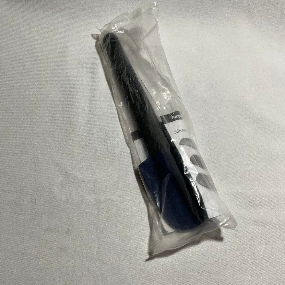 Tupperware Saucy Silicone Spatula Blue Black